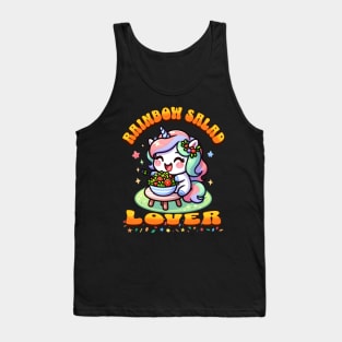 Rainbow Salad - Magical Unicron Salad - Magical Colors Tank Top